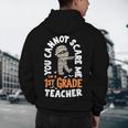 You Cannot Scare Me Im A Teacher 1st Grade Halloween Teacher Men Women Kids Men's Hoodie Back Print, novelty gifts, funny gifts
