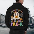 You Can't Scare Me I Teach Pre-k Teacher Halloween Ghost Men Women Kids Men's Hoodie Back Print, novelty gifts, funny gifts