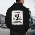 Cat It's Fine I'm Fine Everything Is Fine Teacher Life Men's Hoodie Back Print, novelty gifts, funny gifts Cat It's Fine I'm Fine Everything Is Fine Teacher Life Men's Hoodie Back Print, novelty gifts, funny gifts