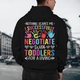 Childcare Teacher Negotiate With Toddlers Daycare Provider Men Women Girls Kids Men's Hoodie Back Print, novelty gifts, funny gifts