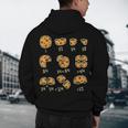 Chocolate Cookie Quick Math Fraction Math Teachers For Men Women Girls Kids Men's Hoodie Back Print, novelty gifts, funny gifts
