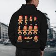 Christmas Math Teacher Equation Gingerbread With Santa Hat Men Women Men's Hoodie Back Print, novelty gifts, funny gifts