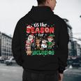 Christmas Sped Teacher Tis The Season For Inclusion Women Men's Hoodie Back Print, novelty gifts, funny gifts