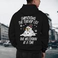 Christmas Surviving Teacher Life Meltdown Xmas Women Men Men's Hoodie Back Print, novelty gifts, funny gifts Christmas Surviving Teacher Life Meltdown Xmas Women Men Men's Hoodie Back Print, novelty gifts, funny gifts
