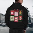 Christmas Teacher Stamps Men's Hoodie Back Print, novelty gifts, funny gifts