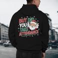 Christmas Teacher Surprise Did You Take Attendance Men's Hoodie Back Print, novelty gifts, funny gifts Christmas Teacher Surprise Did You Take Attendance Men's Hoodie Back Print, novelty gifts, funny gifts