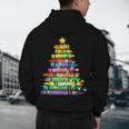 Christmas Tree Made Of Crayons School Teacher Life Student Men's Hoodie Back Print, novelty gifts, funny gifts Christmas Tree Made Of Crayons School Teacher Life Student Men's Hoodie Back Print, novelty gifts, funny gifts