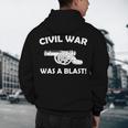 Civil War It Was A Blast History Teacher T-Shirt Men's Hoodie Back Print, novelty gifts, funny gifts