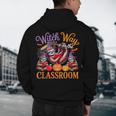 Way To Classroom Halloween Witch Three Cute Sloths Teacher Men's Hoodie Back Print, novelty gifts, funny gifts Way To Classroom Halloween Witch Three Cute Sloths Teacher Men's Hoodie Back Print, novelty gifts, funny gifts