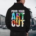 Cool Artist For Men Women Painter Art Teacher Paint Artists Men's Hoodie Back Print, novelty gifts, funny gifts
