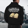 Cool History Teacher Read The Constitution For The Articles Men's Hoodie Back Print, novelty gifts, funny gifts Cool History Teacher Read The Constitution For The Articles Men's Hoodie Back Print, novelty gifts, funny gifts