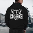 Cougars Teacher Student School Sports Fan Team Spirit Men's Hoodie Back Print, novelty gifts, funny gifts