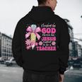 Created By God Called To Teacher Jesus Christian Teacher Men's Hoodie Back Print, novelty gifts, funny gifts