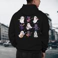 Cute Ghost Cat Playing Musical Halloween Music Teacher Men's Hoodie Back Print, novelty gifts, funny gifts Cute Ghost Cat Playing Musical Halloween Music Teacher Men's Hoodie Back Print, novelty gifts, funny gifts