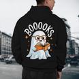 Cute Ghost Reading Book Librarian Teacher Halloween Costume Men's Hoodie Back Print, novelty gifts, funny gifts Cute Ghost Reading Book Librarian Teacher Halloween Costume Men's Hoodie Back Print, novelty gifts, funny gifts