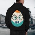 Cute Good Egg Teacher Halloween Costume Food Group Men's Hoodie Back Print, novelty gifts, funny gifts
