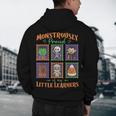 Cute Halloween Teacher Men's Hoodie Back Print, novelty gifts, funny gifts