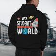 Cute Teacher My Students Are Out Of This World Space Men Women Kids Men's Hoodie Back Print, novelty gifts, funny gifts