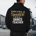 To Be A Dance Teacher Dance Instructor Dancing Teacher Men's Hoodie Back Print, novelty gifts, funny gifts To Be A Dance Teacher Dance Instructor Dancing Teacher Men's Hoodie Back Print, novelty gifts, funny gifts