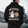 Daycare Boo Crew Groovy Halloween Floral Ghost Kid Teacher Men's Hoodie Back Print, novelty gifts, funny gifts Daycare Boo Crew Groovy Halloween Floral Ghost Kid Teacher Men's Hoodie Back Print, novelty gifts, funny gifts