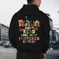 Dinosaurs Didnt Read Look What Happened To Them Teacher Men's Hoodie Back Print, novelty gifts, funny gifts Dinosaurs Didnt Read Look What Happened To Them Teacher Men's Hoodie Back Print, novelty gifts, funny gifts