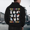 What Are We Doing Today Ghost PE Teacher Team Halloween Men's Hoodie Back Print, novelty gifts, funny gifts What Are We Doing Today Ghost PE Teacher Team Halloween Men's Hoodie Back Print, novelty gifts, funny gifts