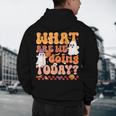 What Are We Doing Today Halloween PE Spooky Teacher Men's Hoodie Back Print, novelty gifts, funny gifts