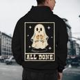 All Done Sign Language Ghost Speech Pathology Teacher Men's Hoodie Back Print, novelty gifts, funny gifts All Done Sign Language Ghost Speech Pathology Teacher Men's Hoodie Back Print, novelty gifts, funny gifts