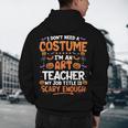 I Don't Need a Costume I'm An Art Teacher Retro Halloween Men's Hoodie Back Print, novelty gifts, funny gifts I Don't Need a Costume I'm An Art Teacher Retro Halloween Men's Hoodie Back Print, novelty gifts, funny gifts