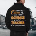 I Don't Need A Costume I'm A Science Teacher Halloween For Men Women Men's Hoodie Back Print, novelty gifts, funny gifts I Don't Need A Costume I'm A Science Teacher Halloween For Men Women Men's Hoodie Back Print, novelty gifts, funny gifts