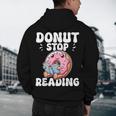 Donut Stop Reading Kawaii Teacher Preschool Kindergarten Men's Hoodie Back Print, novelty gifts, funny gifts