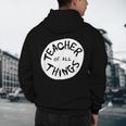 Dr Seuss Teacher Of All Things Red Emblem Men's Hoodie Back Print, novelty gifts, funny gifts