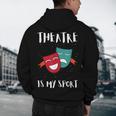 Drama Teacher For Theatre And Performing Arts Men's Hoodie Back Print, novelty gifts, funny gifts