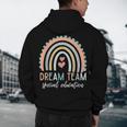 Dream Team Special Education Teacher ED SPED Squad Rainbow Men's Hoodie Back Print, novelty gifts, funny gifts Dream Team Special Education Teacher ED SPED Squad Rainbow Men's Hoodie Back Print, novelty gifts, funny gifts