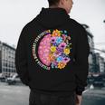 Dyslexia Different Perspective Reading Brain Floral Teacher Men's Hoodie Back Print, novelty gifts, funny gifts Dyslexia Different Perspective Reading Brain Floral Teacher Men's Hoodie Back Print, novelty gifts, funny gifts