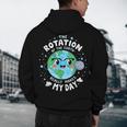 Earth Day Rotation Of The Earth Makes My Day Science Teacher Men's Hoodie Back Print, novelty gifts, funny gifts