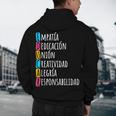 Educar Bilingual Spanish Teacher Men's Hoodie Back Print, novelty gifts, funny gifts Educar Bilingual Spanish Teacher Men's Hoodie Back Print, novelty gifts, funny gifts