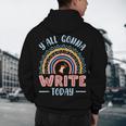 ELA English Teacher Men's Hoodie Back Print, novelty gifts, funny gifts