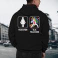 ELA Teacher Dabbing Unicorn Teacher Women Men's Hoodie Back Print, novelty gifts, funny gifts ELA Teacher Dabbing Unicorn Teacher Women Men's Hoodie Back Print, novelty gifts, funny gifts