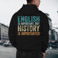 English Is Important But History Is Importanter Teacher Men's Hoodie Back Print, novelty gifts, funny gifts English Is Important But History Is Importanter Teacher Men's Hoodie Back Print, novelty gifts, funny gifts