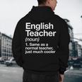 English Teacher Definition Back To School First Day Men's Hoodie Back Print, novelty gifts, funny gifts English Teacher Definition Back To School First Day Men's Hoodie Back Print, novelty gifts, funny gifts