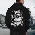 English Teacher Grammar Police Language Nerd You Literally Mean Figuratively V-Neck Modern Short Sleeve Small Men's Hoodie Back Print, novelty gifts, funny gifts English Teacher Grammar Police Language Nerd You Literally Mean Figuratively V-Neck Modern Short Sleeve Small Men's Hoodie Back Print, novelty gifts, funny gifts