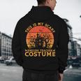 English Teacher Matching This Is My Scary Halloween Costume Men's Hoodie Back Print, novelty gifts, funny gifts