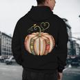 Fall Book Pumpkin Fall Librarians Bookworm Teachers Students Men's Hoodie Back Print, novelty gifts, funny gifts