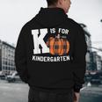 Fall Kindergarten Teacher K Is For Buffalo Plaid Pumpkin Men's Hoodie Back Print, novelty gifts, funny gifts Fall Kindergarten Teacher K Is For Buffalo Plaid Pumpkin Men's Hoodie Back Print, novelty gifts, funny gifts