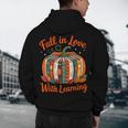 Fall In Love With Learning Book Lover Autumn Pumpkin Teacher Men's Hoodie Back Print, novelty gifts, funny gifts Fall In Love With Learning Book Lover Autumn Pumpkin Teacher Men's Hoodie Back Print, novelty gifts, funny gifts