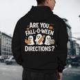 Are You Fall O Ween Directions Halloween Teacher Ghosts Men's Hoodie Back Print, novelty gifts, funny gifts