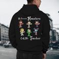 My Favorite Monsters Call Me Teacher Thank Mummy Vampire Bat Men's Hoodie Back Print, novelty gifts, funny gifts