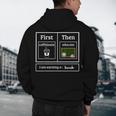First Caffeinate Then Educate I Am Earning A Break Teacher Men's Hoodie Back Print, novelty gifts, funny gifts First Caffeinate Then Educate I Am Earning A Break Teacher Men's Hoodie Back Print, novelty gifts, funny gifts