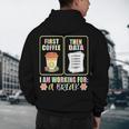First Coffee Then Data SPED Teacher Taking a Break Men's Hoodie Back Print, novelty gifts, funny gifts